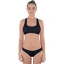 Define Black Cross Back Hipster Bikini Set View1