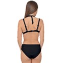 Define Black Double Strap Halter Bikini Set View2