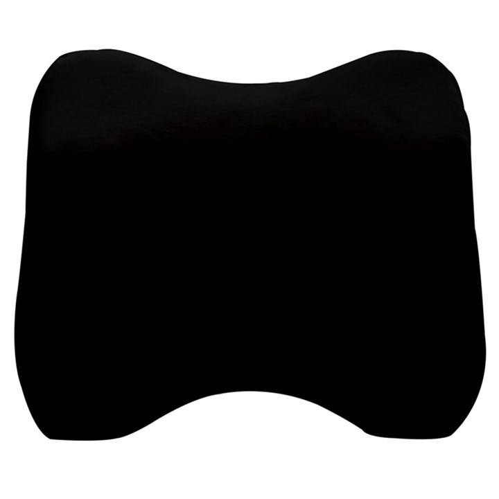 Define Black Velour Head Support Cushion