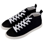 Define Black Men s Mid-Top Canvas Sneakers