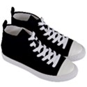 Define Black Women s Mid-Top Canvas Sneakers View3