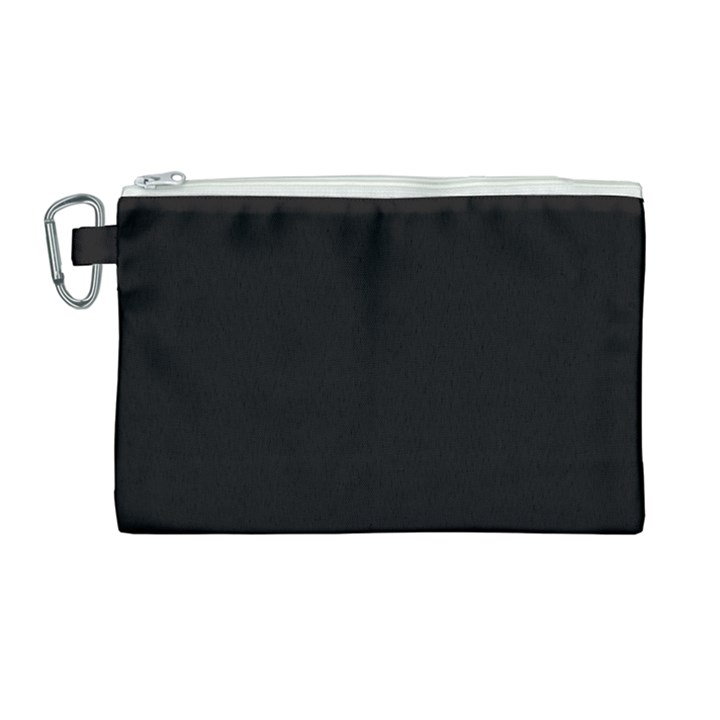 Define Black Canvas Cosmetic Bag (Large)