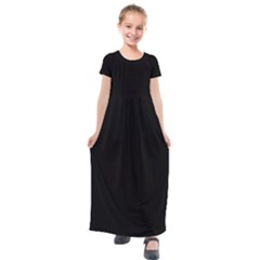 Define Black Kids  Short Sleeve Maxi Dress by TRENDYcouture