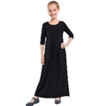 Define Black Kids  Quarter Sleeve Maxi Dress
