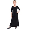 Define Black Kids  Quarter Sleeve Maxi Dress View1