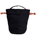 Define Black Drawstring Bucket Bag View2
