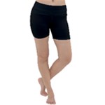 Define Black Lightweight Velour Yoga Shorts