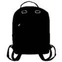 Define Black Flap Pocket Backpack (Large) View3