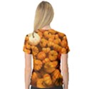 Pumpkins Tiny Gourds Pile V-Neck Sport Mesh Tee View2