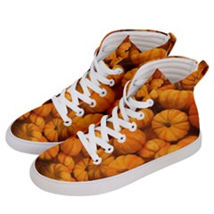 Pumpkins Tiny Gourds Pile Men s Hi-top Skate Sneakers by bloomingvinedesign