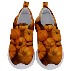 Pumpkins Tiny Gourds Pile Velcro Strap Shoes by bloomingvinedesign