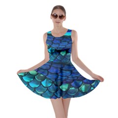 Mermaid Print Skater Dress