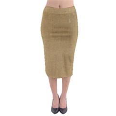 Burlap Coffee Sack Grunge Knit Look Midi Pencil Skirt by dressshop