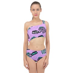 Dino Banner Spliced Up Two Piece Swimsuit by FoodLeggings