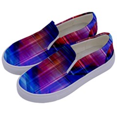 Double Lines Kids  Canvas Slip Ons