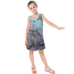 Window Frost Kids  Sleeveless Dress by bloomingvinedesign