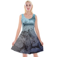 Window Frost Reversible Velvet Sleeveless Dress