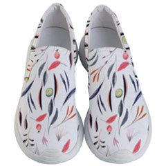 Watercolor Tablecloth Fabric Design Women s Lightweight Slip Ons