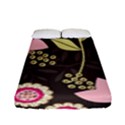 Flowers Wallpaper Floral Decoration Fitted Sheet (Full/ Double Size) View1