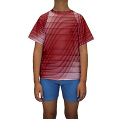 Background Light Glow Abstract Art Kids  Short Sleeve Swimwear