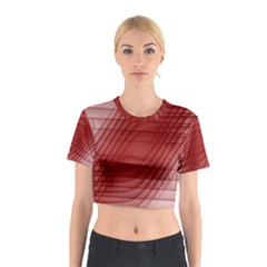 Background Light Glow Abstract Art Cotton Crop Top