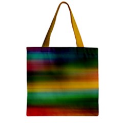 Art Blur Wallpaper Artistically Zipper Grocery Tote Bag