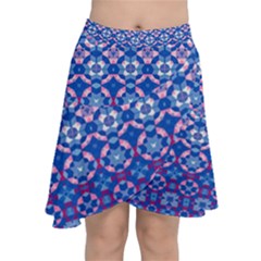 Digital Art Art Artwork Abstract Chiffon Wrap Front Skirt