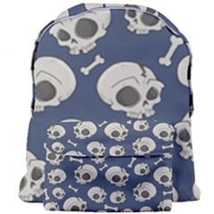 Halloween Skull Pattern Giant Full Print Backpack by Valentinaart