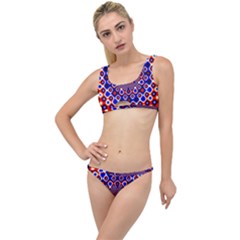 Digital Art Background Red Blue The Little Details Bikini Set