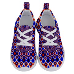 Digital Art Background Red Blue Running Shoes by Sapixe