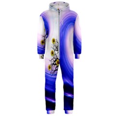 Composing Nature Background Graphic Hooded Jumpsuit (men) 