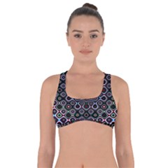 Digital Art Background Design Got No Strings Sports Bra