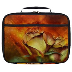 Rose Flower Petal Floral Love Full Print Lunch Bag by Sapixe