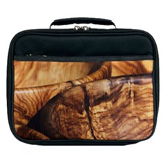 Olive Wood Wood Grain Structure Lunch Bag