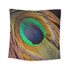 Bird Feather Background Nature Square Tapestry (small)