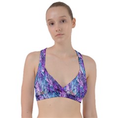 Background Peel Art Abstract Sweetheart Sports Bra by Sapixe