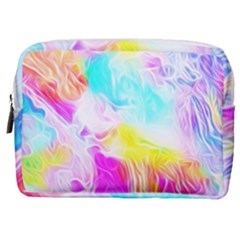Background Drips Fluid Colorful Make Up Pouch (medium)