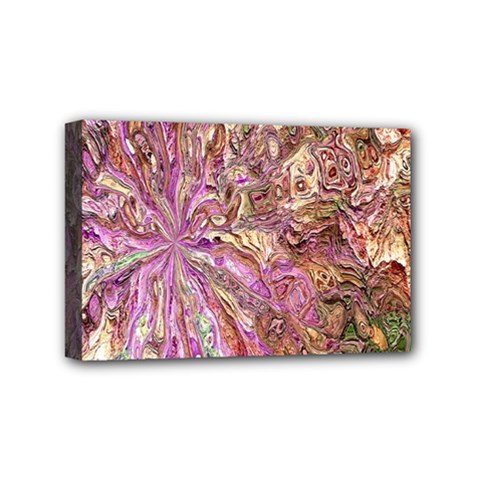 Background Swirl Art Abstract Mini Canvas 6  X 4  (stretched) by Sapixe