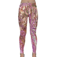 Background Swirl Art Abstract Classic Yoga Leggings by Sapixe