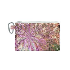 Background Swirl Art Abstract Canvas Cosmetic Bag (small) by Sapixe