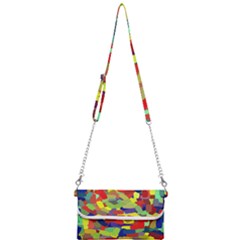 Abstract Art Structure Mini Crossbody Handbag