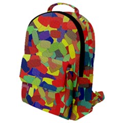 Abstract Art Structure Flap Pocket Backpack (small)