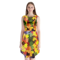 Mural Murals Graffiti Texture Sleeveless Chiffon Dress  