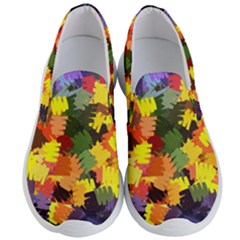 Mural Murals Graffiti Texture Men s Lightweight Slip Ons