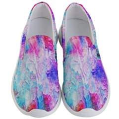 Background Art Abstract Watercolor Men s Lightweight Slip Ons