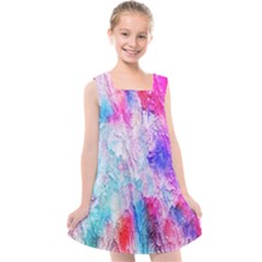 Background Art Abstract Watercolor Kids  Cross Back Dress by Sapixe