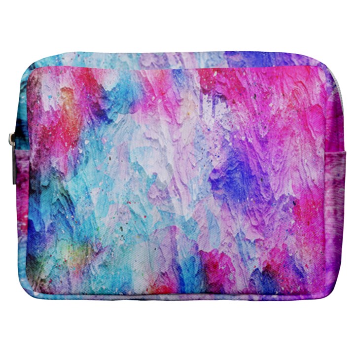 Background Art Abstract Watercolor Make Up Pouch (Large)