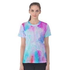 Background Drips Fluid Women s Cotton Tee