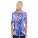 Background Art Abstract Watercolor Wide Neckline Tee View2