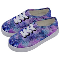 Background Art Abstract Watercolor Kids  Classic Low Top Sneakers